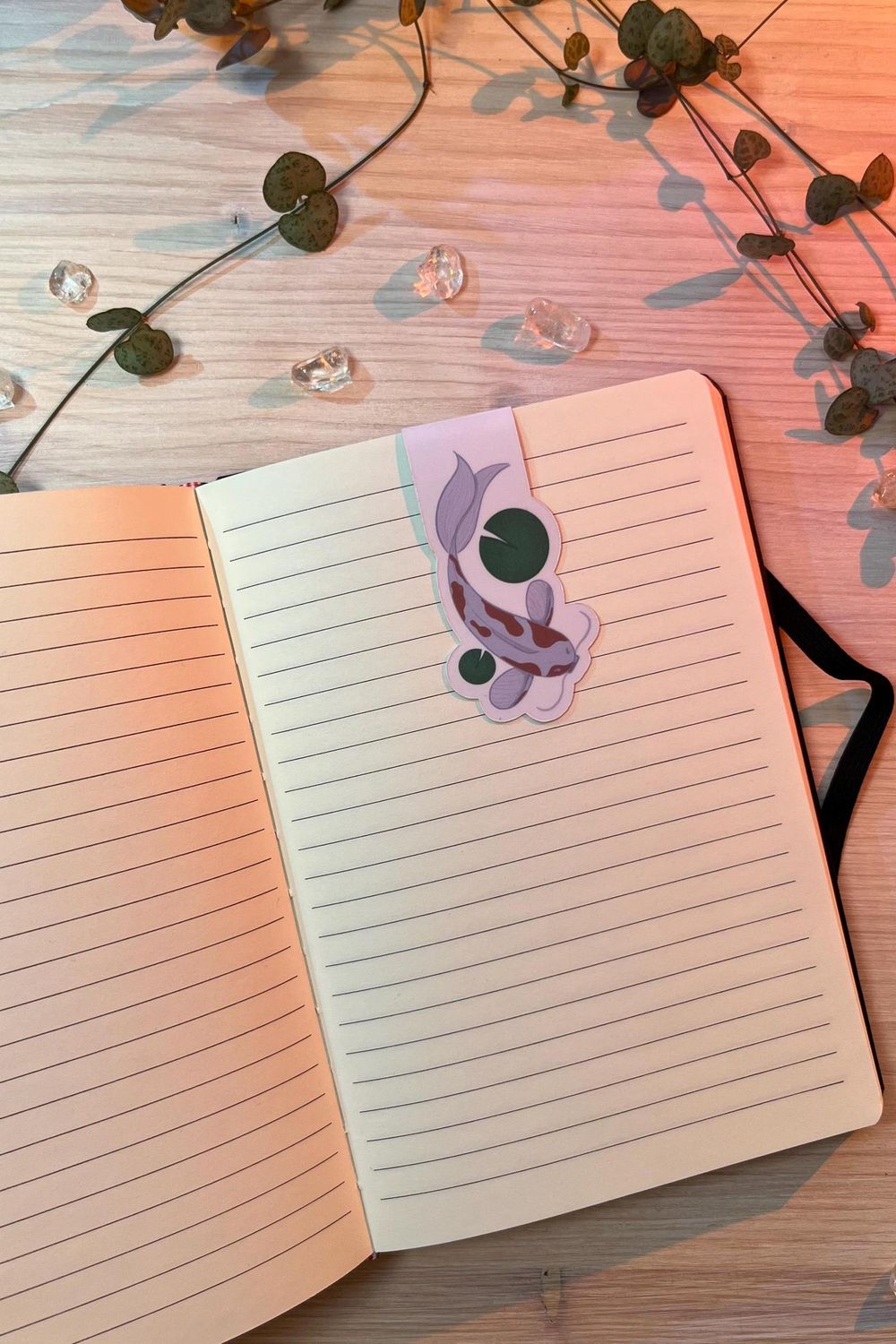 Magnetlesezeichen - Koi