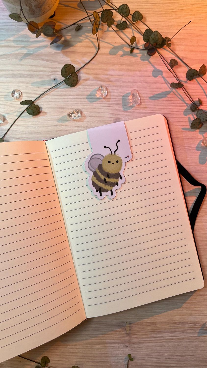 Magnetlesezeichen - Bee love