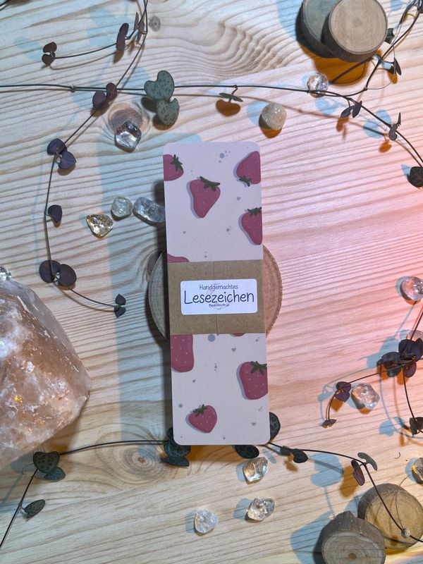 Lesezeichen - Erdbeeren
