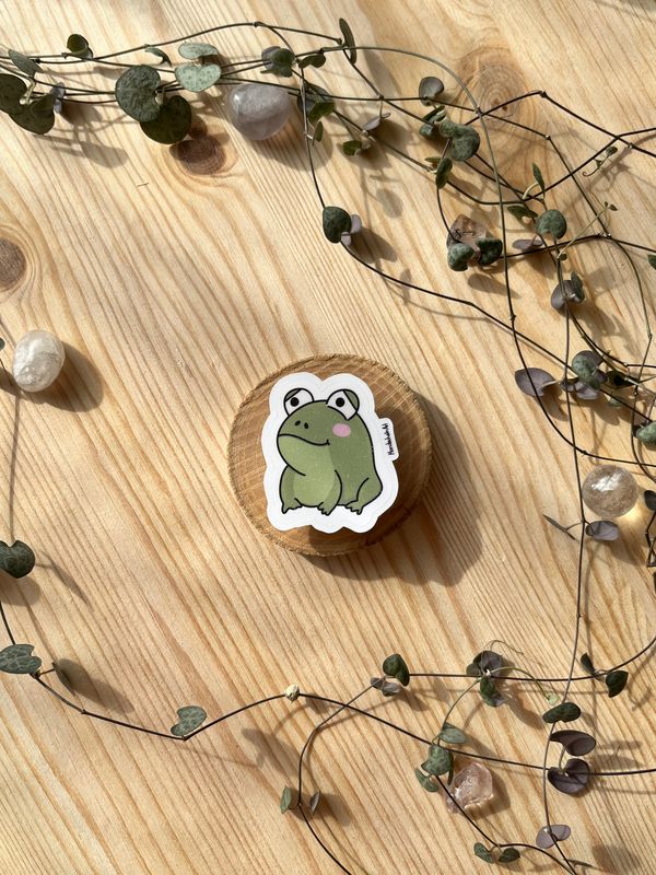 Vinyl Sticker - Frosch
