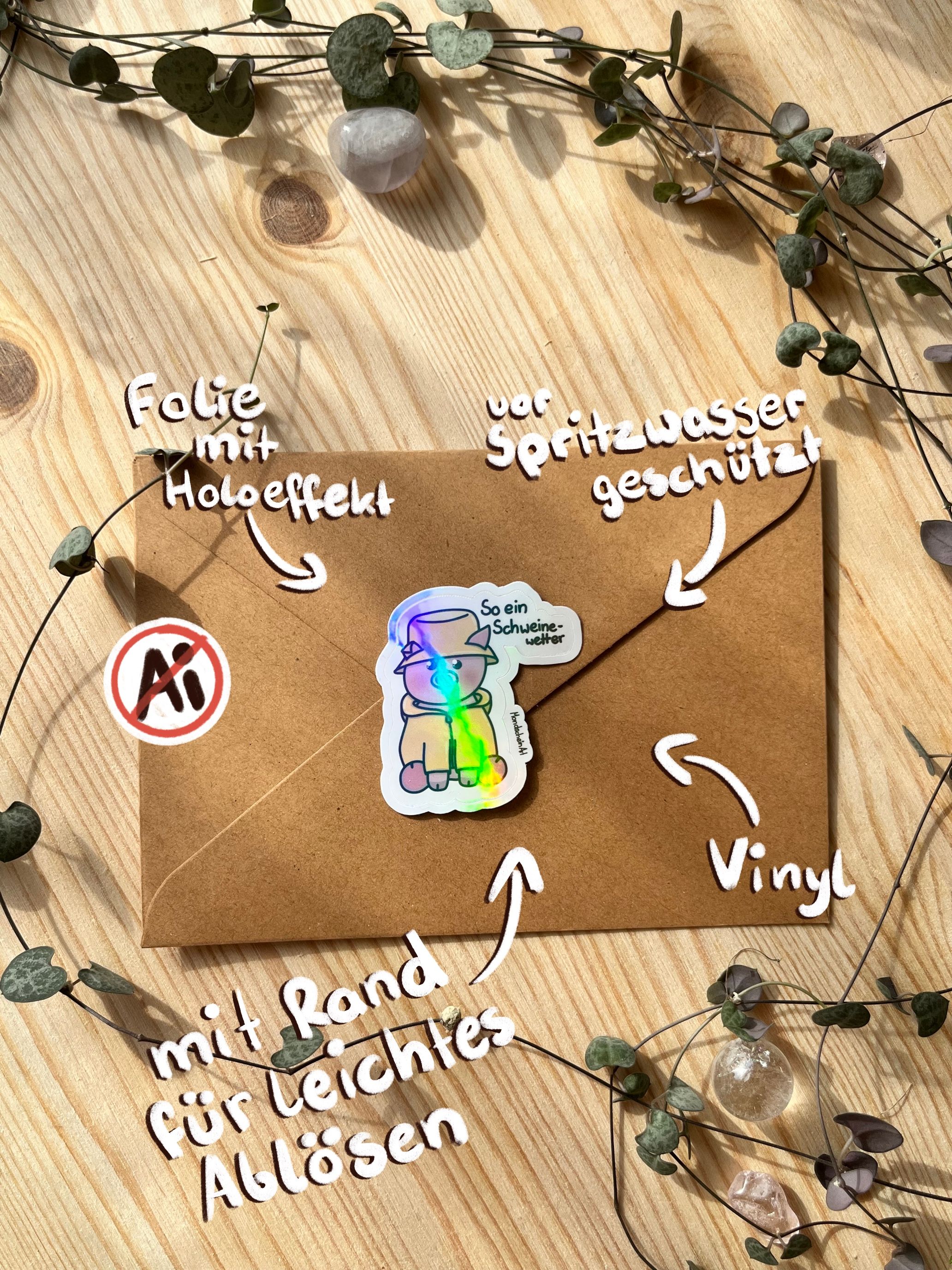 Vinyl Sticker - Schwein 