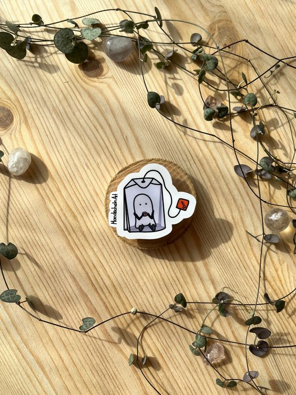 Vinyl Sticker - Geist "Teatime"