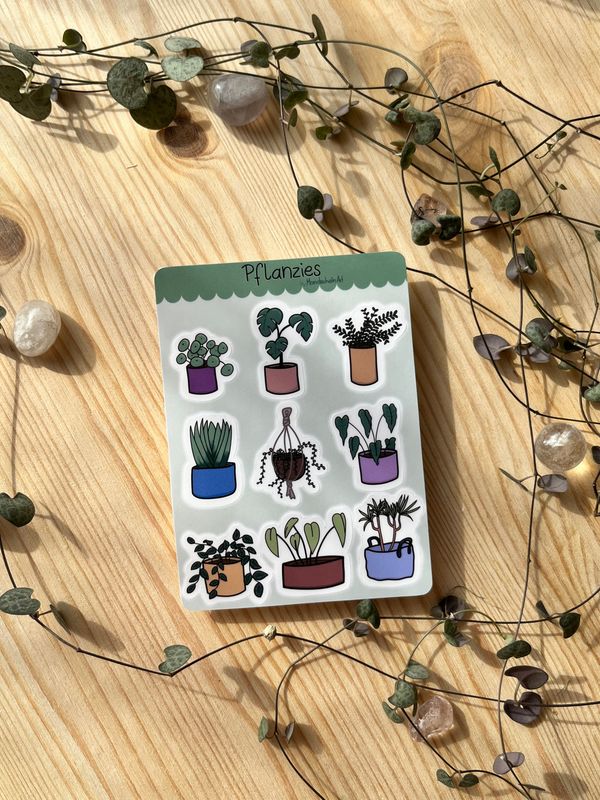 Vinyl Stickersheet - Pflanzies