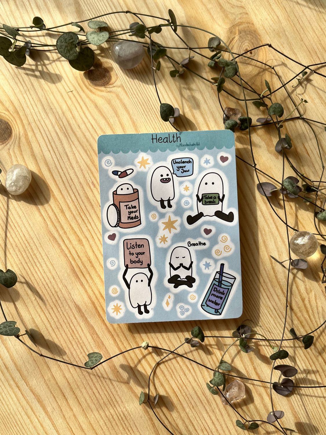 Papier Stickersheet - Health