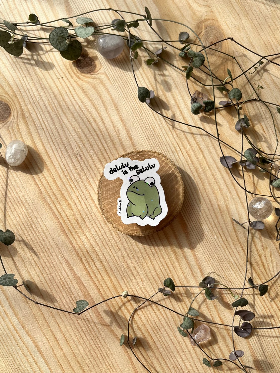 Vinyl Sticker - Frosch Vinyl Sticker - Frosch "delulu is the selulu"