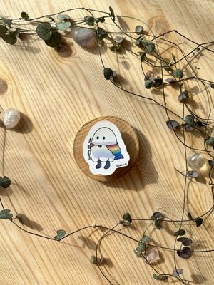 Vinyl Sticker - Geist Vinyl Sticker - Geist "Spooking with pride"