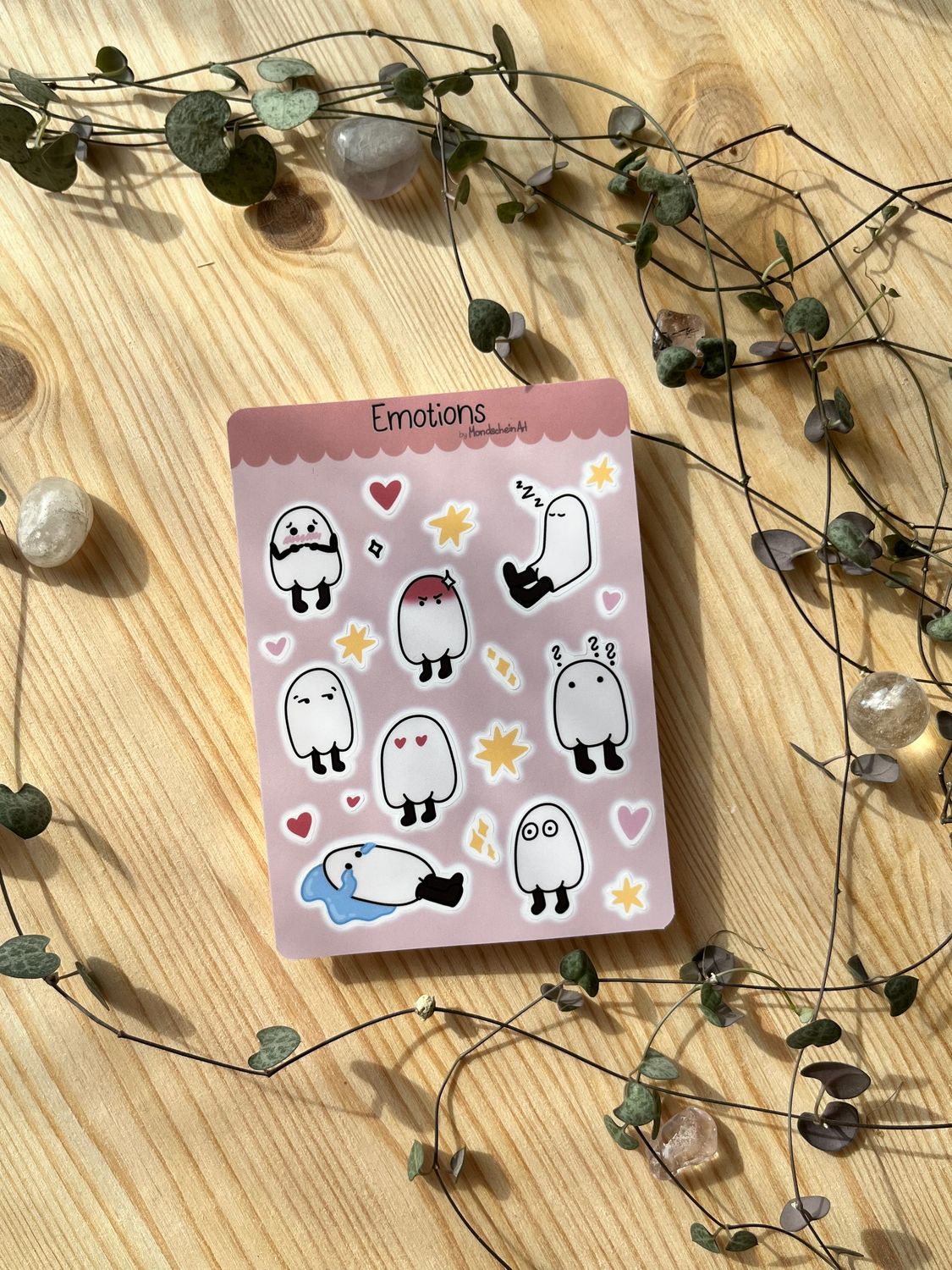 Vinyl Stickersheet - Emotions