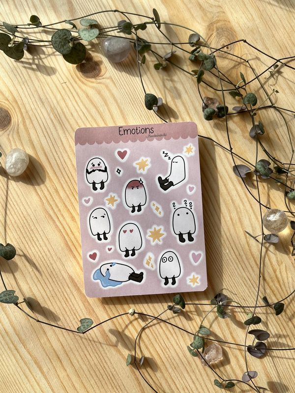 Papier Stickersheet - Emotions