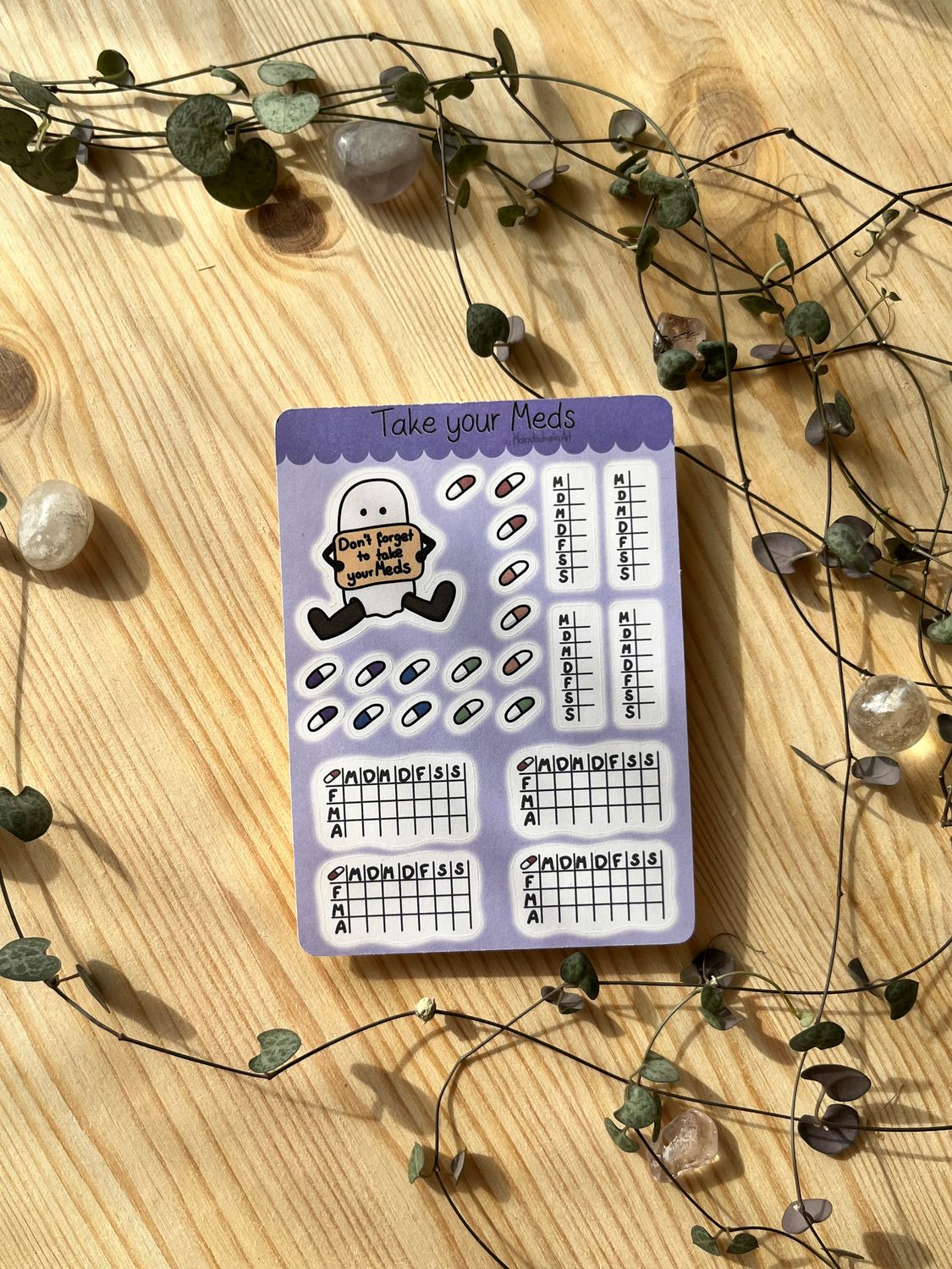 Papier Stickersheet - Take your Meds