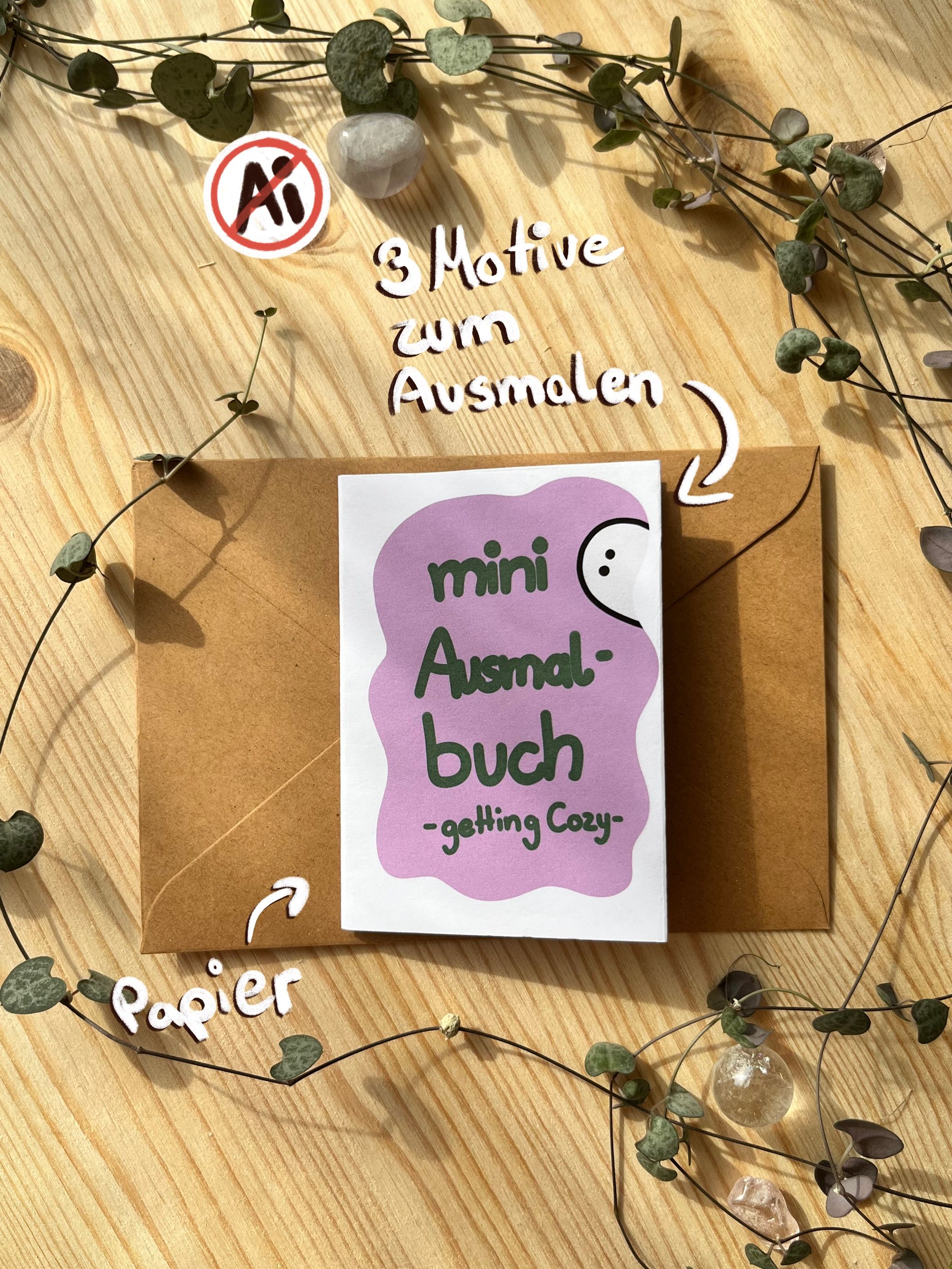 Mini Malbuch - getting cozy