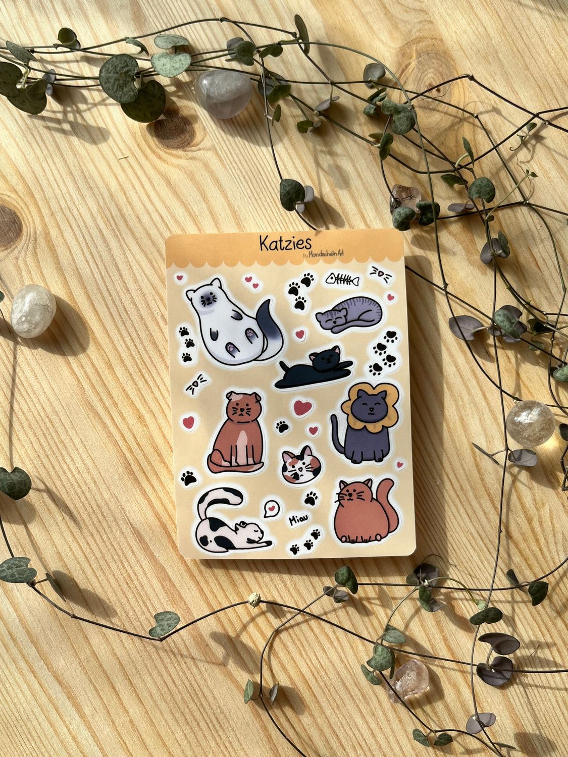 Vinyl Stickersheet - Katzies