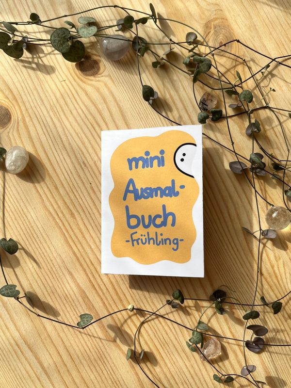 Mini Malbuch - Frühling