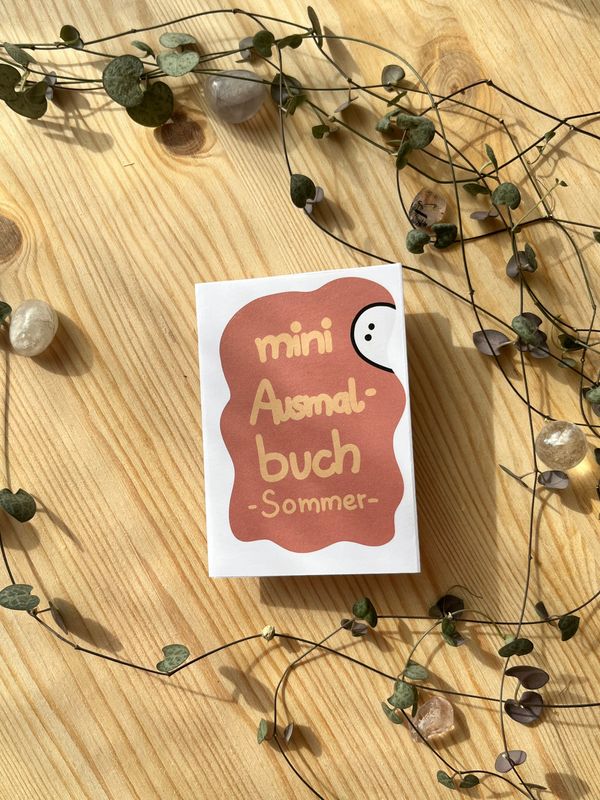 Mini Malbuch - Sommer