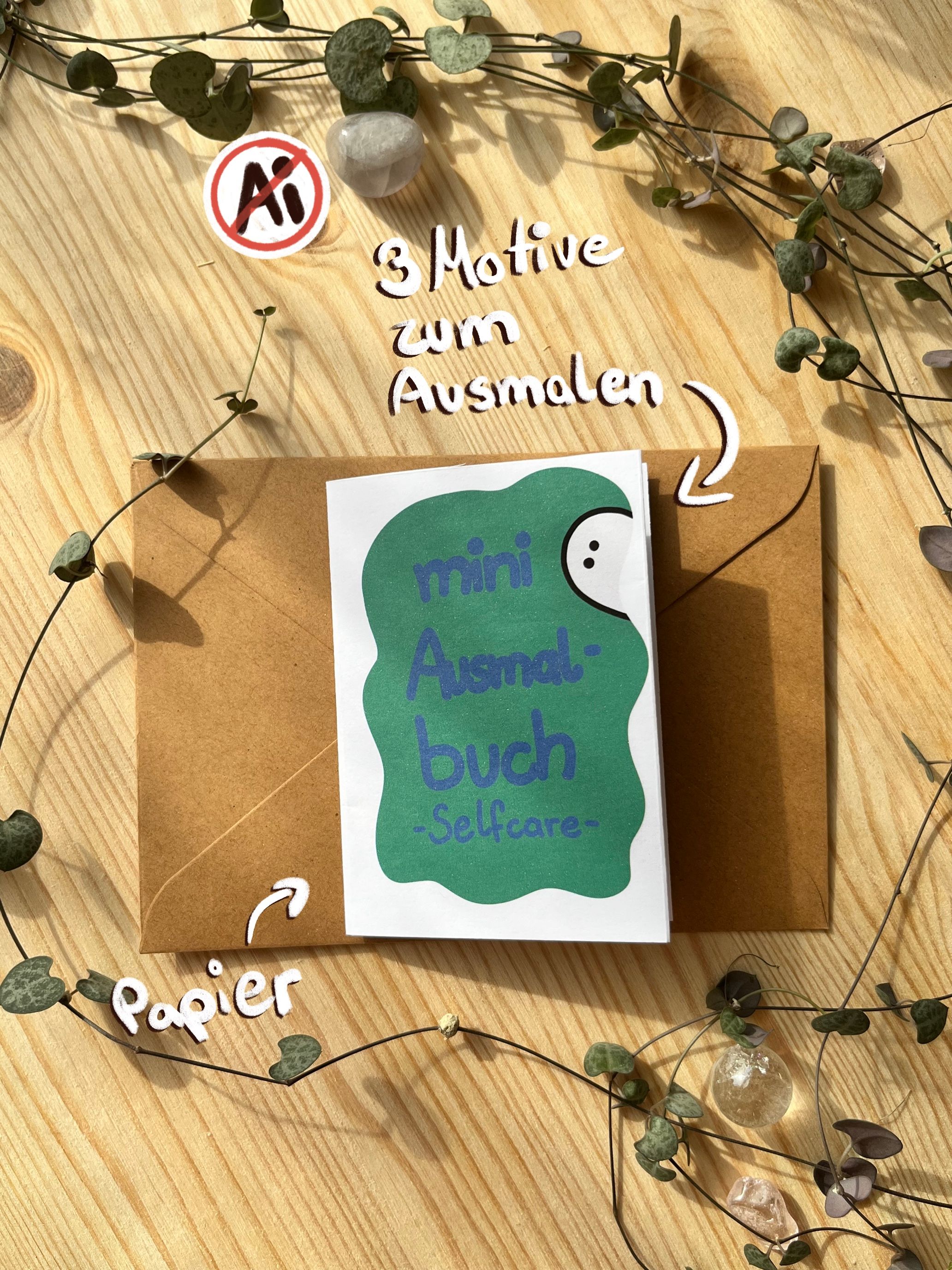 Mini Malbuch - Selfcare