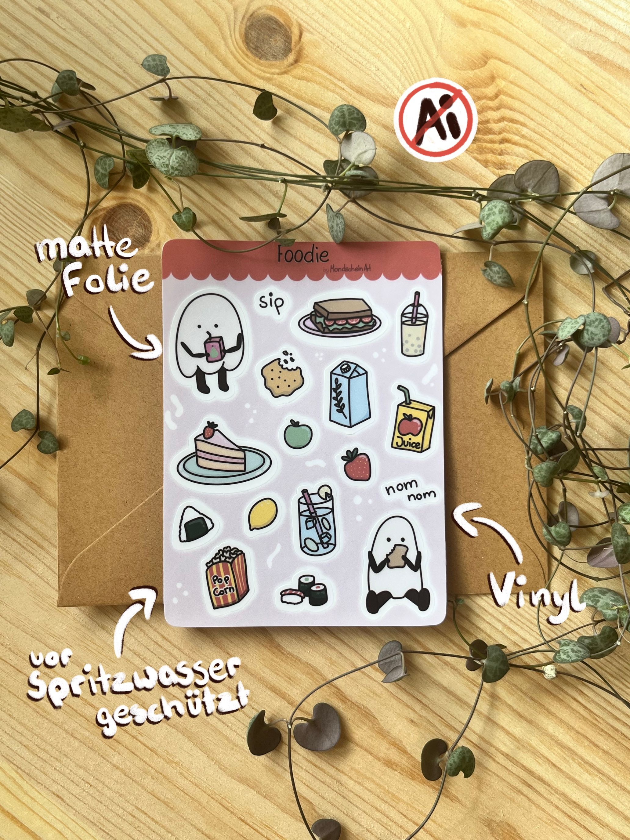 Vinyl Stickersheet - Foodie