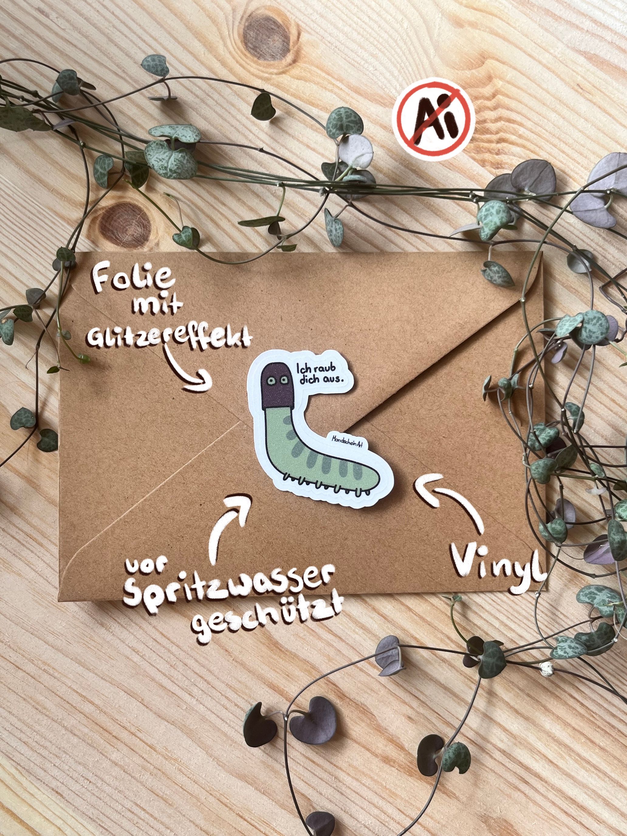 Vinyl Sticker - Ich raub dich aus