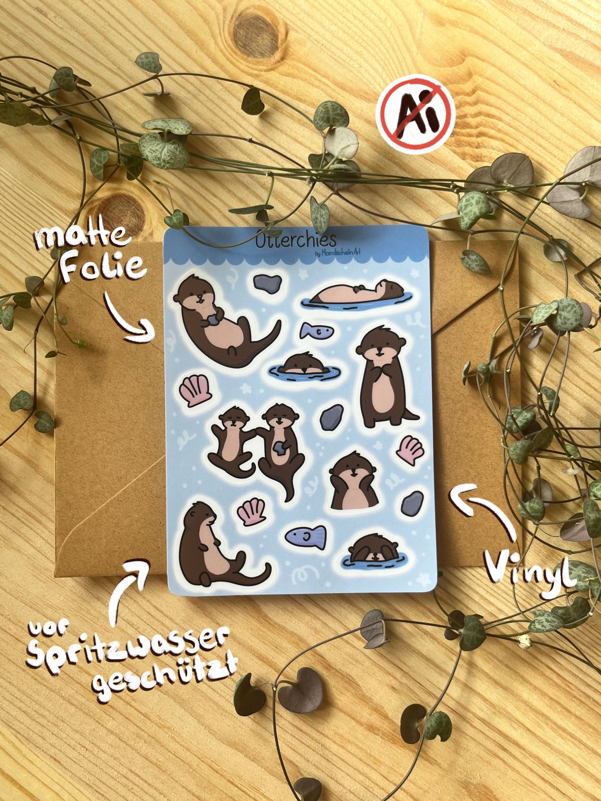 Vinyl Stickersheet - Otterchies