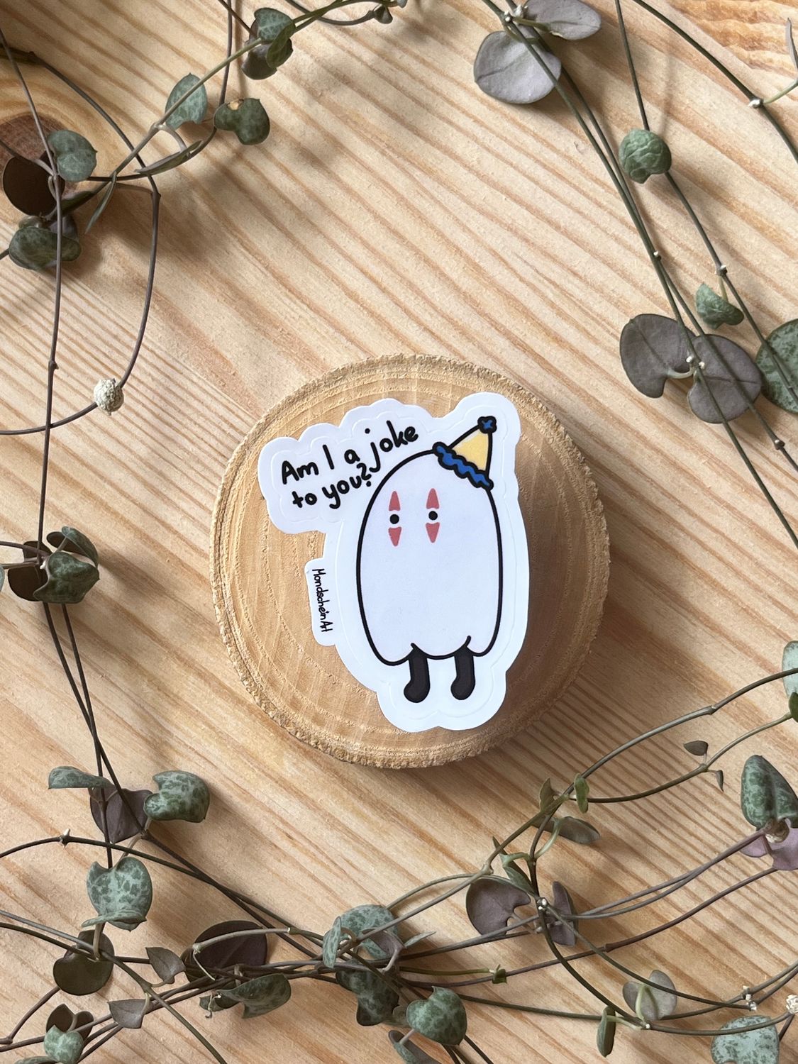 Vinyl Sticker - Geist „Am I a joke to you?“