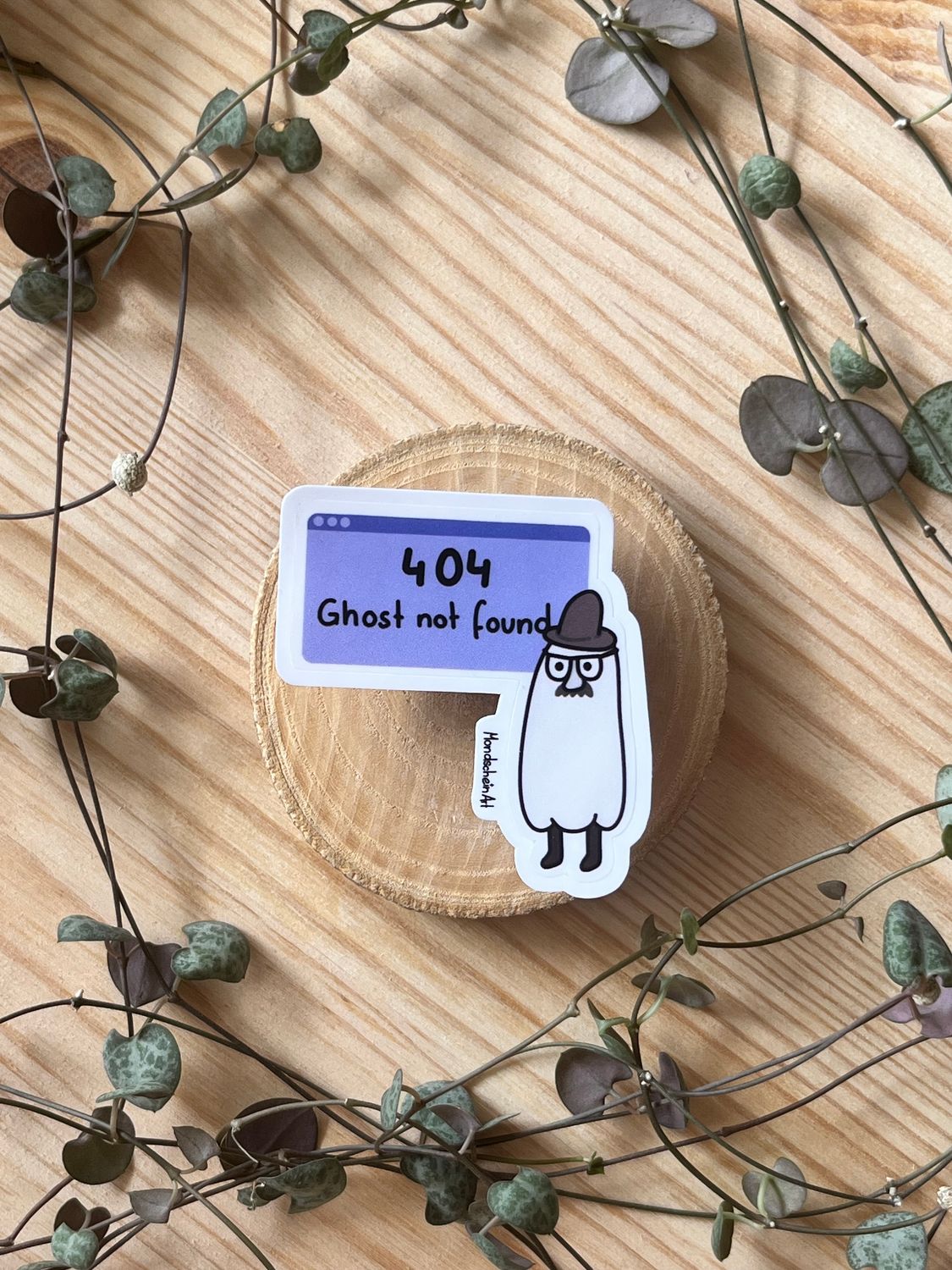 Vinyl Sticker - 404 Ghost not found