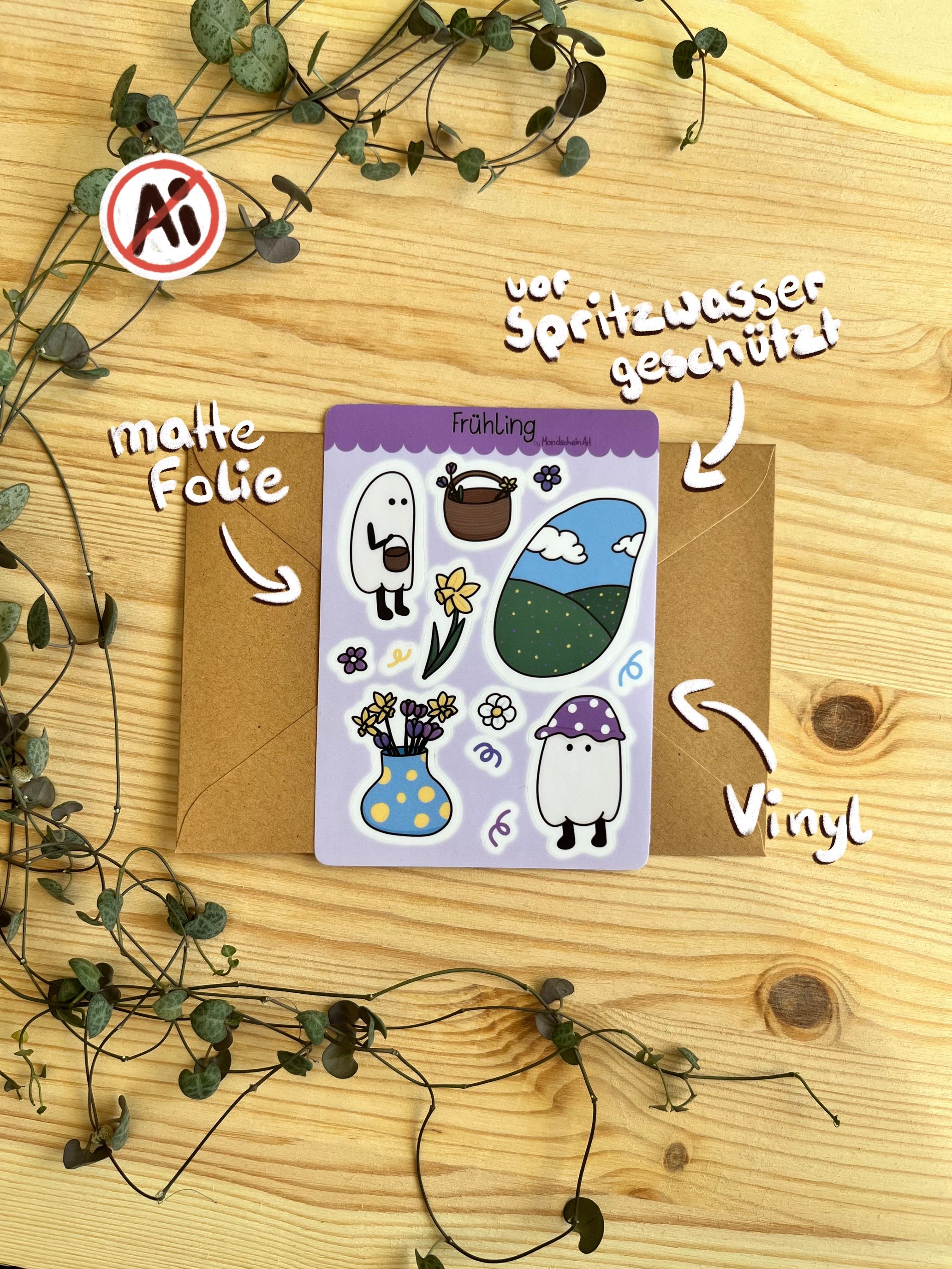 Vinyl Stickersheet - Frühling
