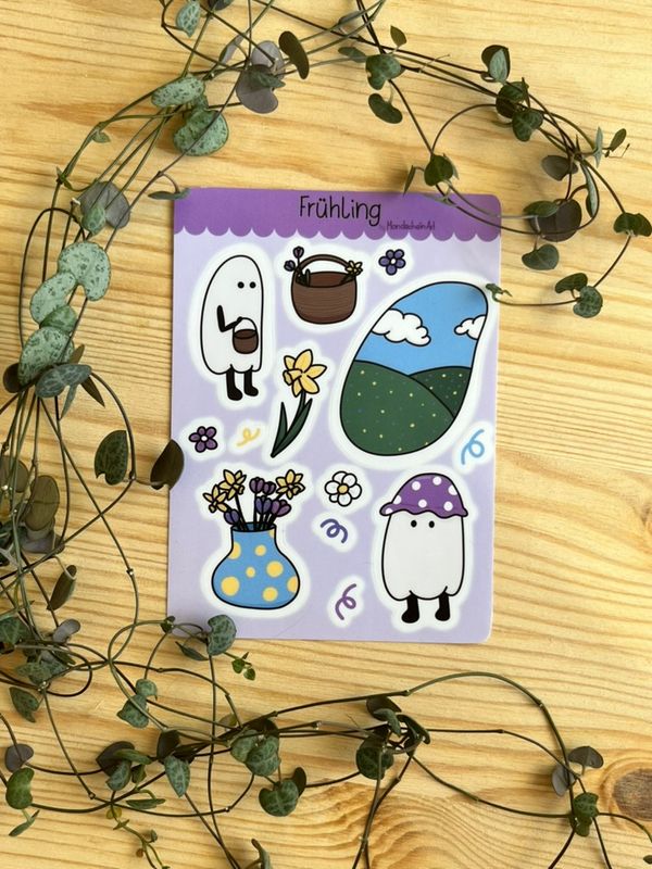 Vinyl Stickersheet - Frühling