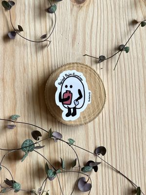 Vinyl Sticker - Period Pain Survivor Vinyl Sticker - Period Pain Survivor