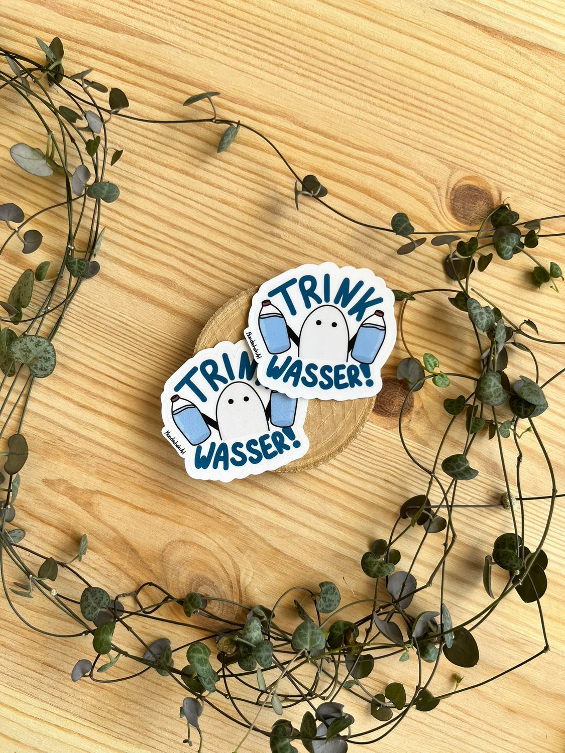 Vinyl Sticker - Trink Wasser!