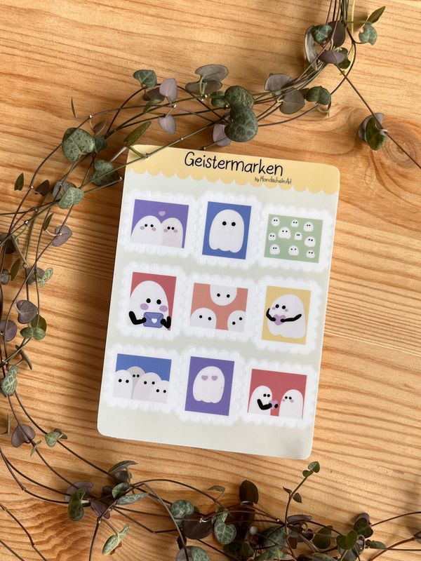 Vinyl Stickersheet - Geistermarken