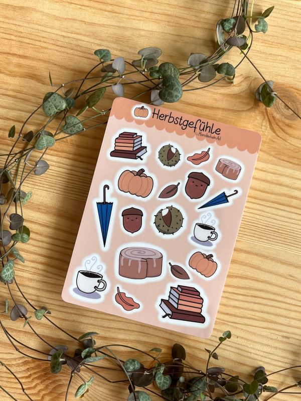 Vinyl Stickersheet - Herbstgefühle