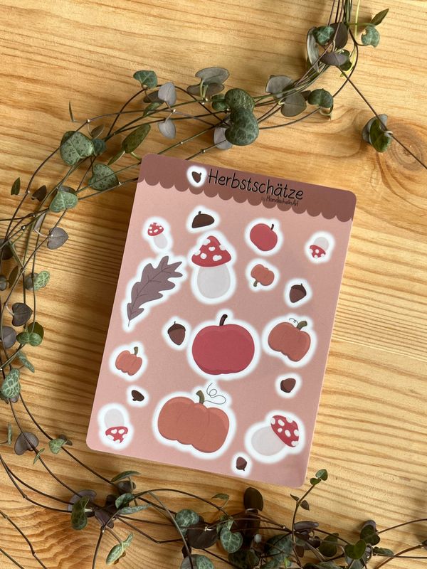 Vinyl Stickersheet - Herbstschätze