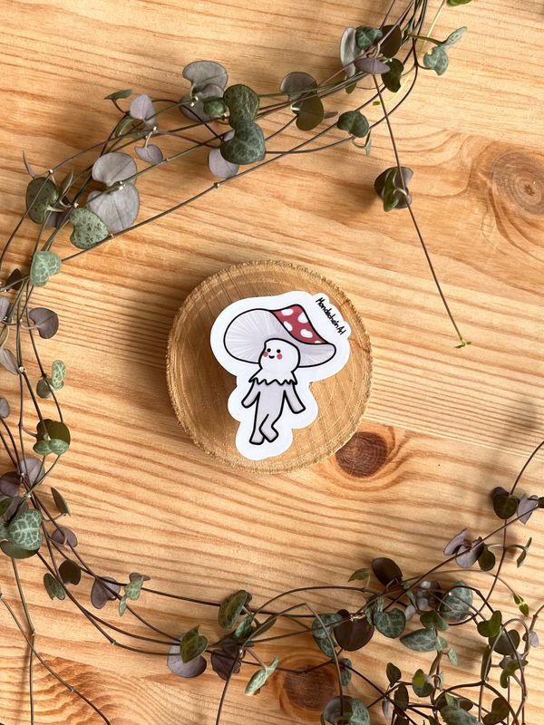 Vinyl Sticker -Henry Pilzkopf