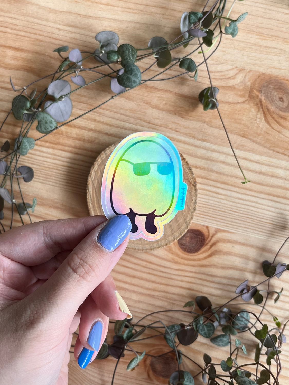 shiny Vinyl Sticker - cool