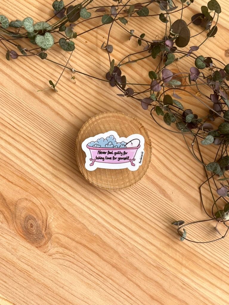 Vinyl Sticker - Nerver feel Quilty