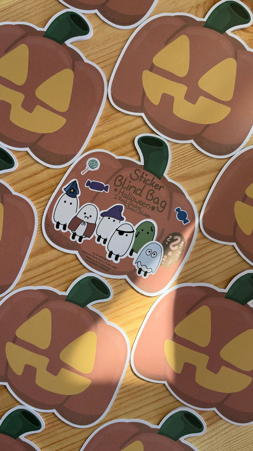 Vinyl Sticker Blind Bag - Halloween