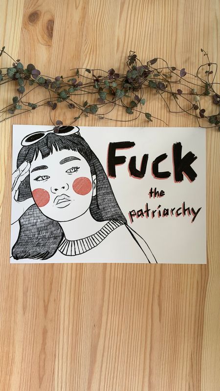 Poster - Quinn „Fuck The Patriarchy“
