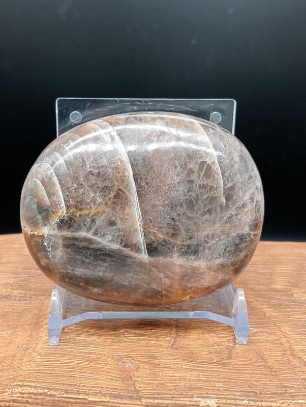 Handsteen Zwarte Maansteen