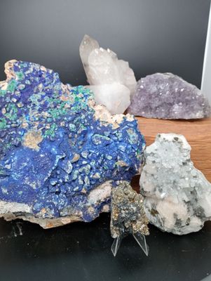 Edelstenen en mineralen ruw
