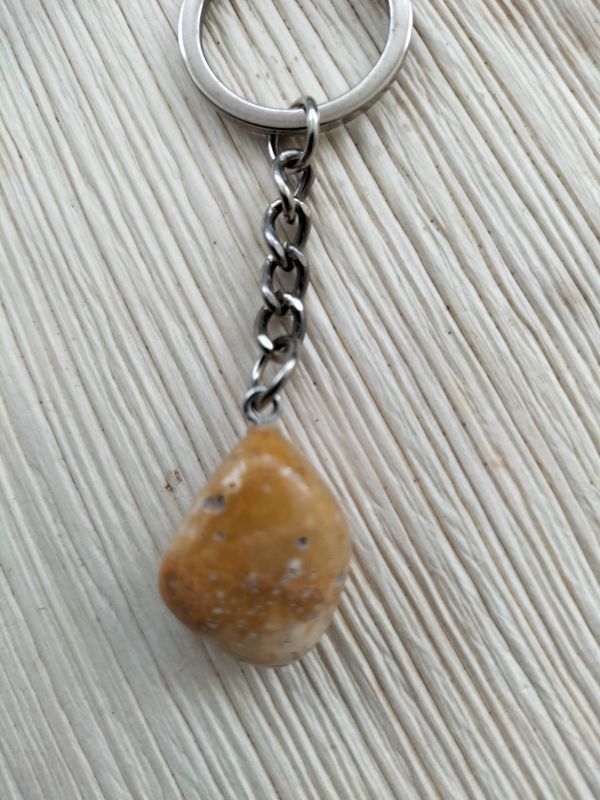 Sleutelhanger Gele Jaspis