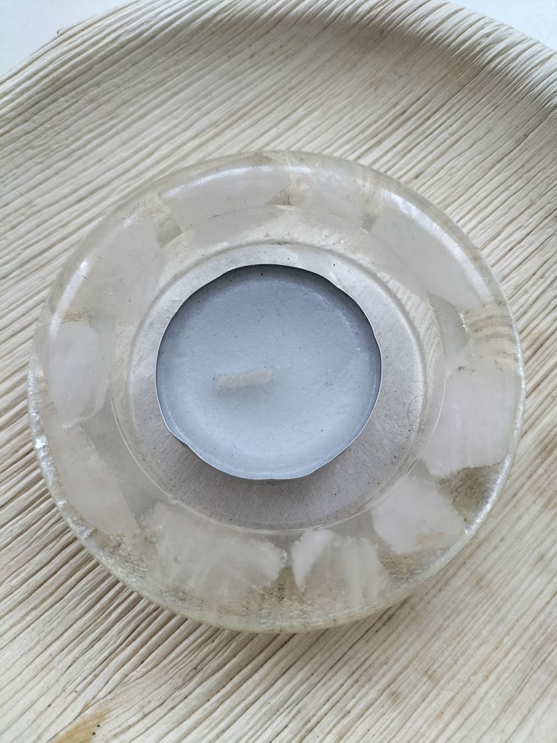 Theelicht met melkkwarts