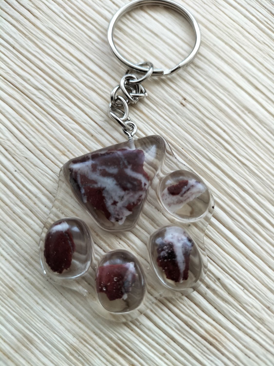 Sleutelhanger Jaspis Breccie
