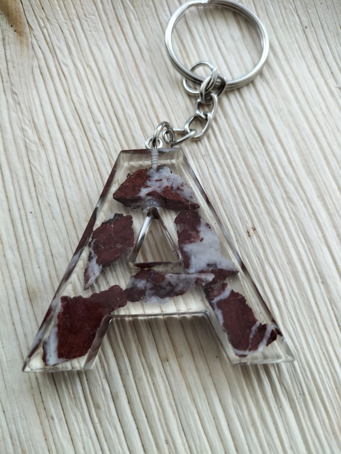 Sleutelhanger Jaspis Breccie
