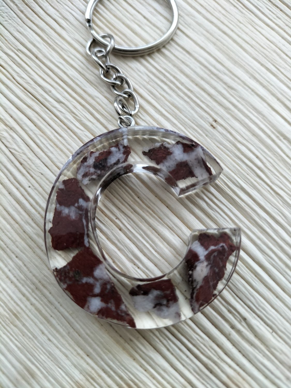 Sleutelhanger Jaspis Breccie