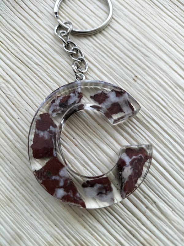 Sleutelhanger Jaspis Breccie