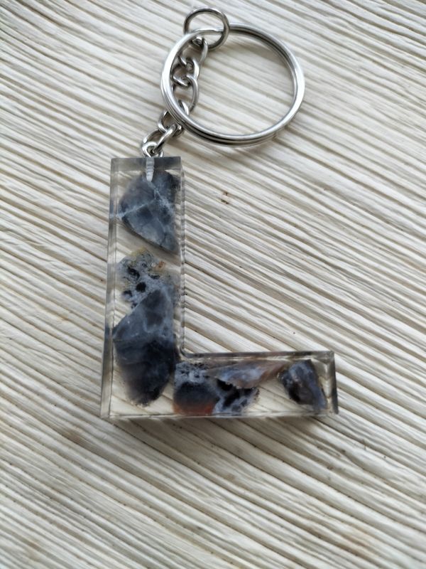 Sleutelhanger Paarse Chalcedoon