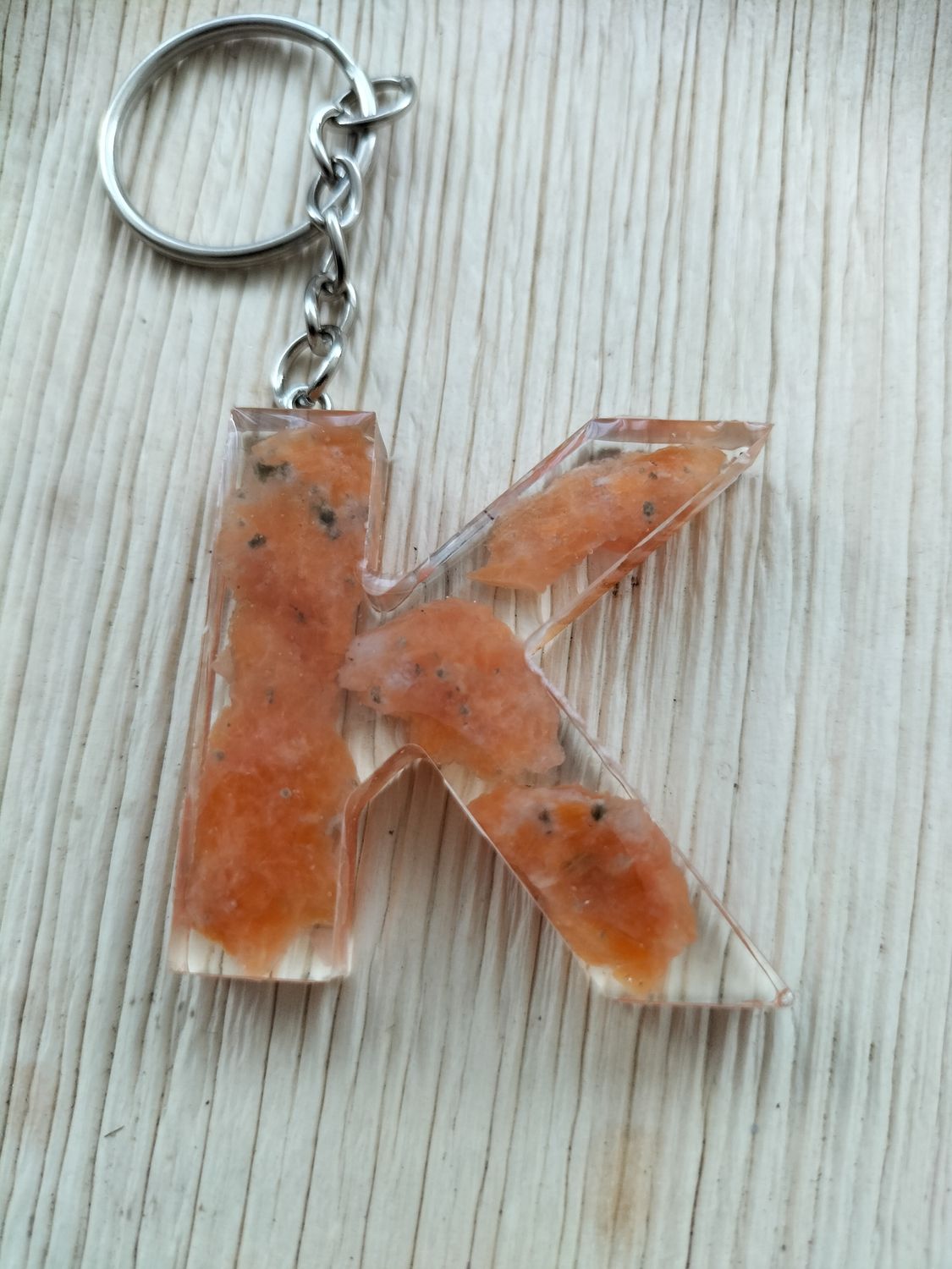 Sleutelhanger Oranje Calciet