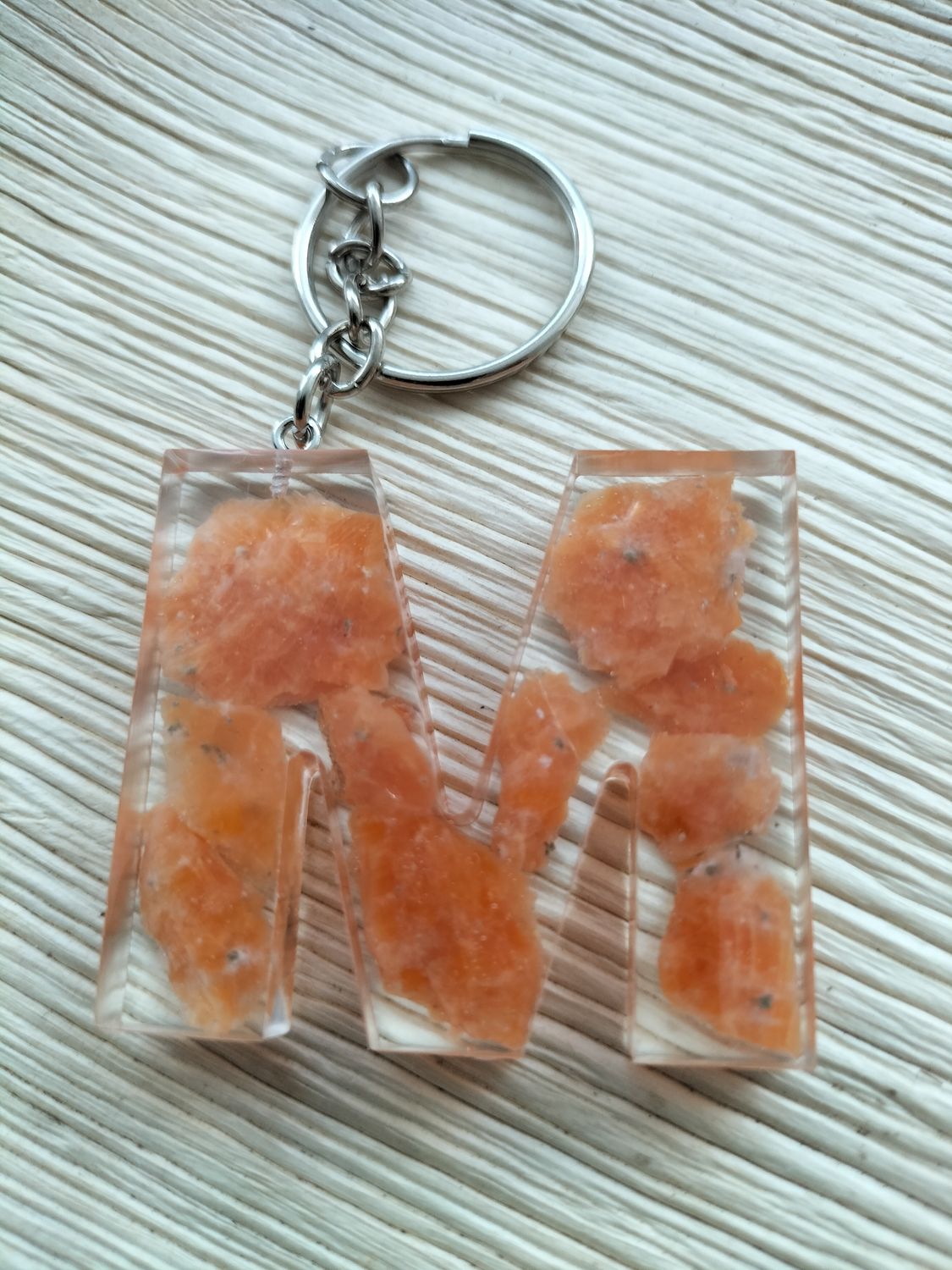 Sleutelhanger Oranje Calciet