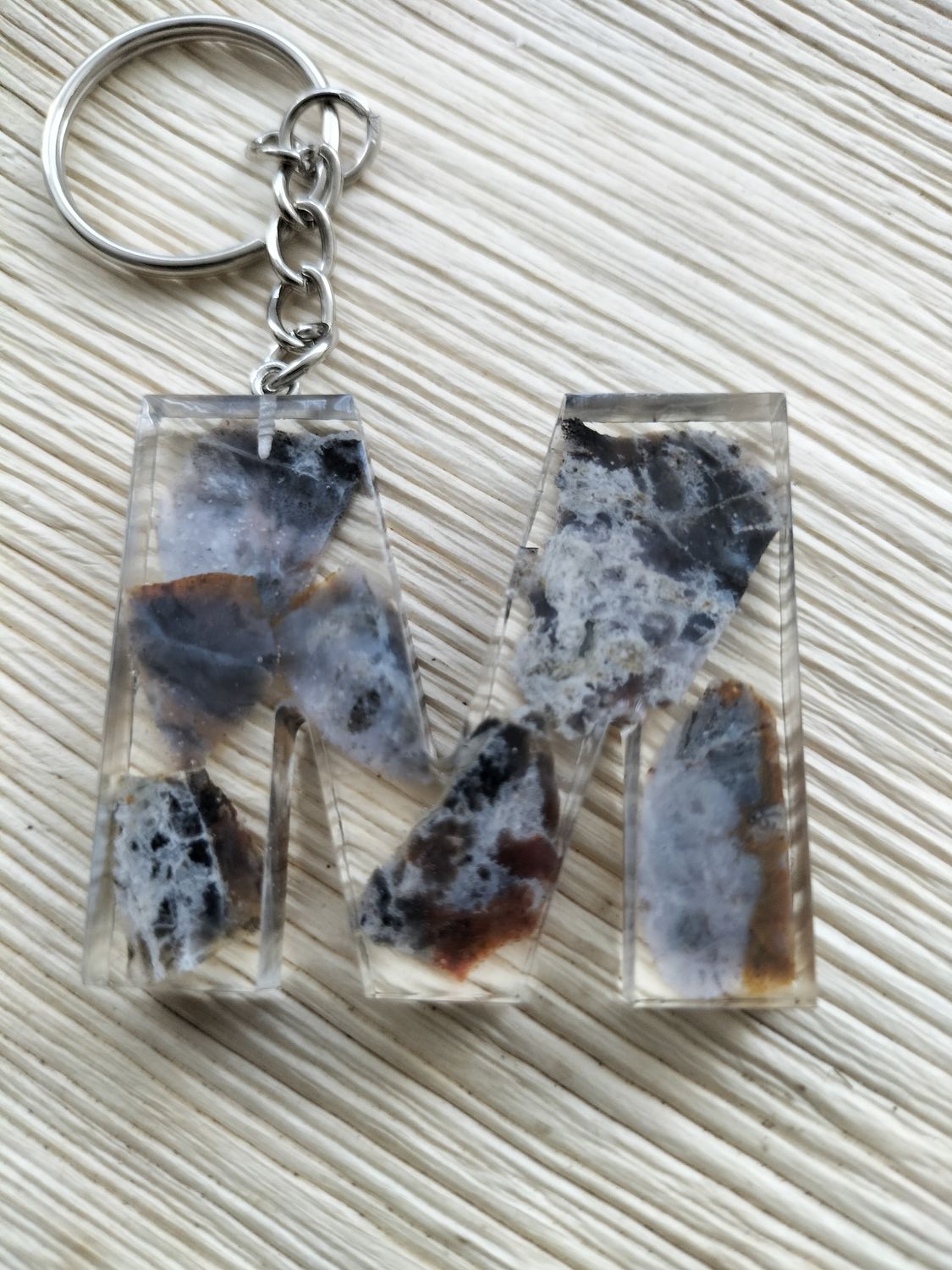 Sleutelhanger Paarse Chalcedoon