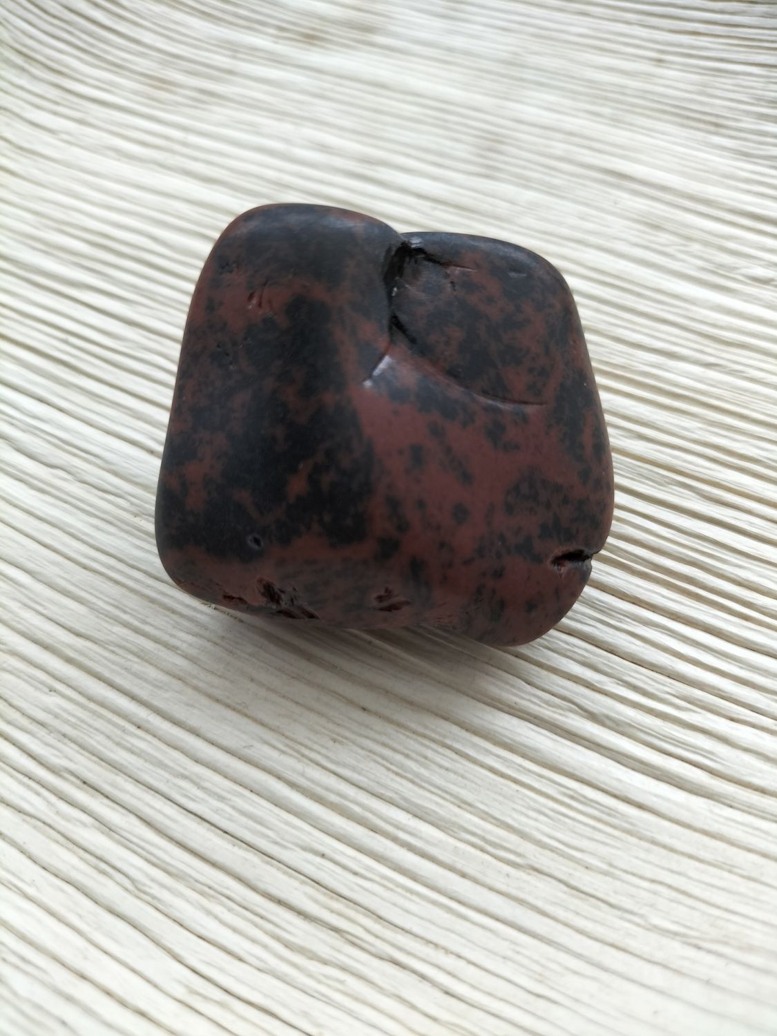 Mahonie Obsidiaan Trommelsteen