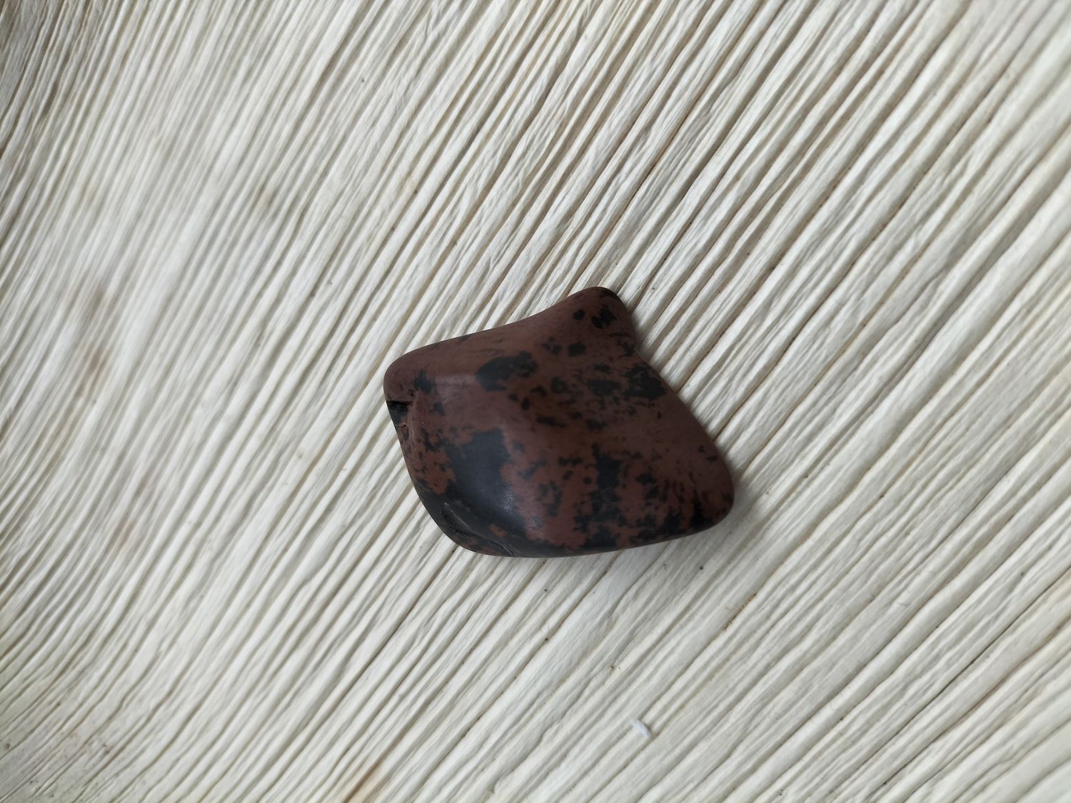 Mahonie Obsidiaan Trommelsteen
