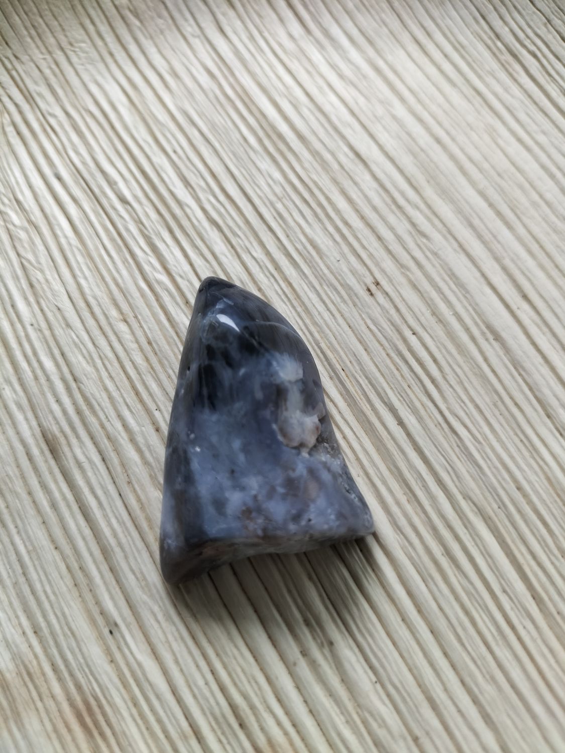 Paarse Chalcedoon Trommelsteen